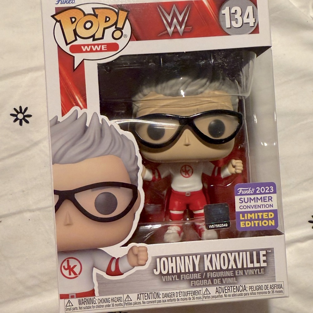 NIB FUNKO POP WWE JOHNNY KNOXVILLE LIMITED EDITION